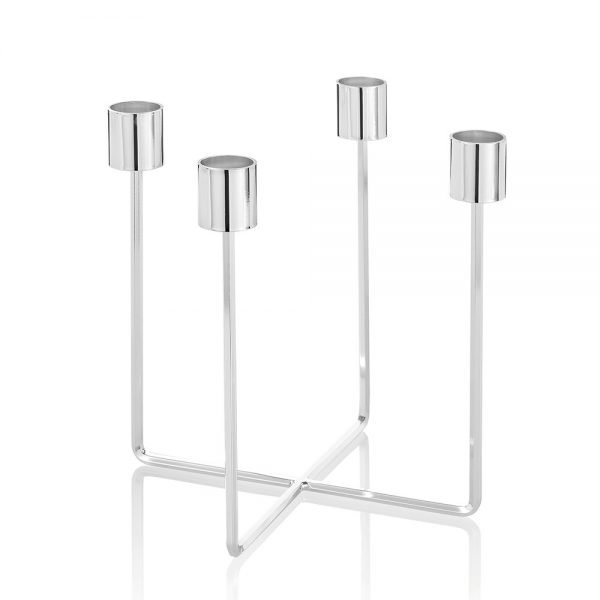 Candelabro Ottaviani Home Quattro Fiamme 3 Verre Gioielli - l'istituzione del gioiello