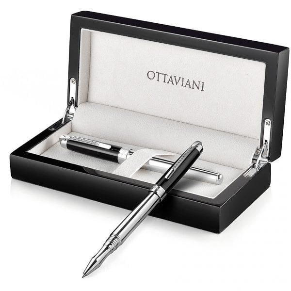Penna Roller Diamond Ottaviani In Argento 925 3 - Verre Gioielli Penna Roller Diamond Ottaviani In Argento 925 2 Verre Gioielli - l'istituzione del gioiello
