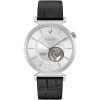 Orologio Uomo Bulova Meccanico Automatico In Acciaio E Pelle 1 - Verre Gioielli Orologio Uomo Bulova Meccanico Automatico In Acciaio E Pelle