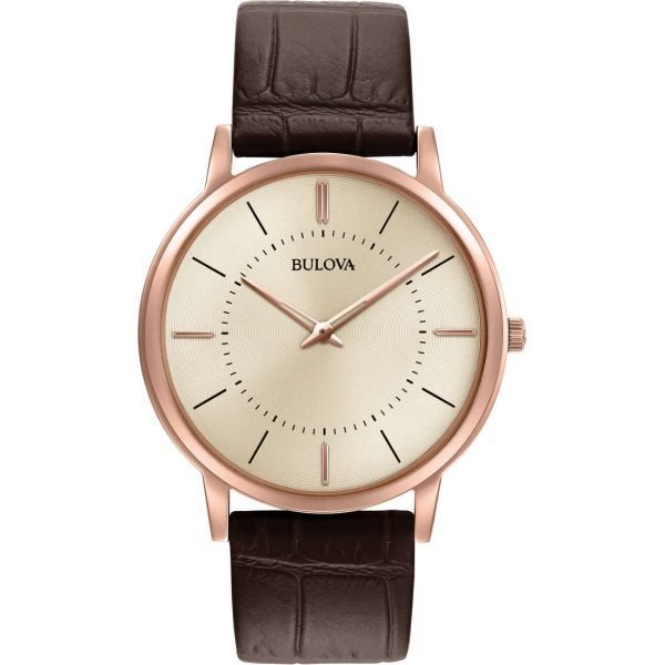 Orologio Uomo Bulova Al Quarzo Solo Tempo In Acciaio - Verre Gioielli