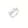 Anello Donna Amen In Argento 925 E Zirconi Bianchi Con Corone