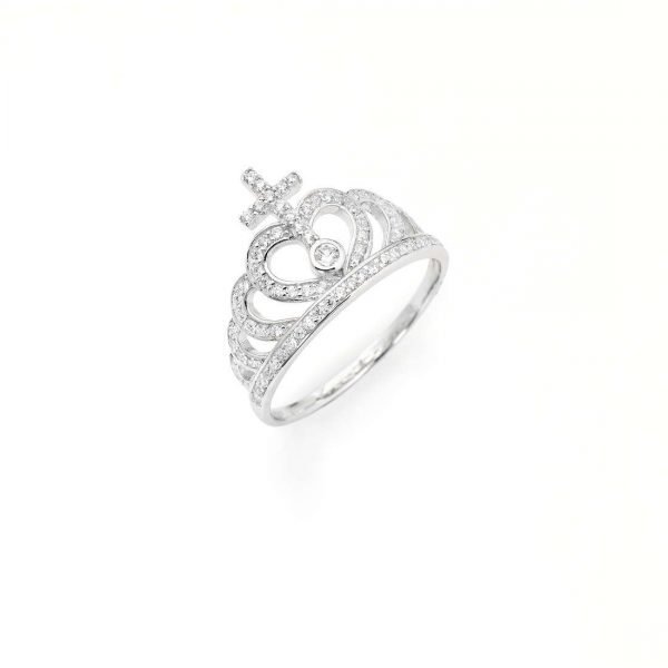 Anello Donna Gioielli Amen Corone 1 Verre Gioielli - l'istituzione del gioiello