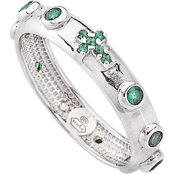 Anello Donna Gioielli Amen Rosario 2 Verre Gioielli - l'istituzione del gioiello