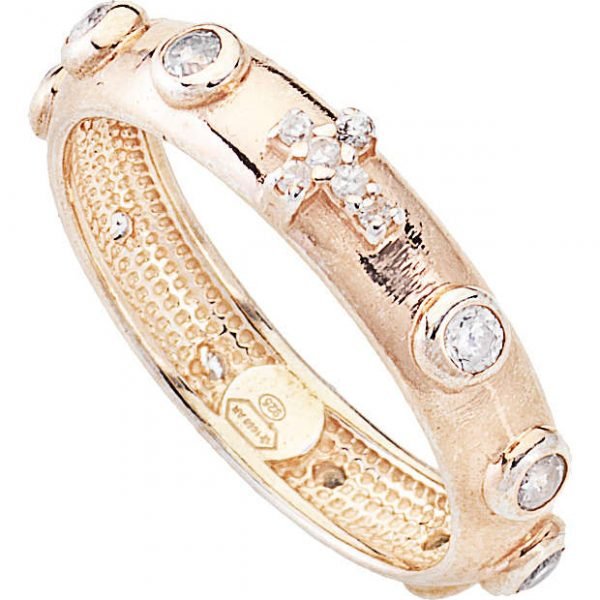Anello Donna Gioielli Amen Rosario 2 Verre Gioielli - l'istituzione del gioiello