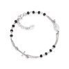 Bracciale Donna Amen Rosario In Argento 925 E Onice 2 - Verre Gioielli Bracciale Donna Amen Rosario In Argento 925 E Onice