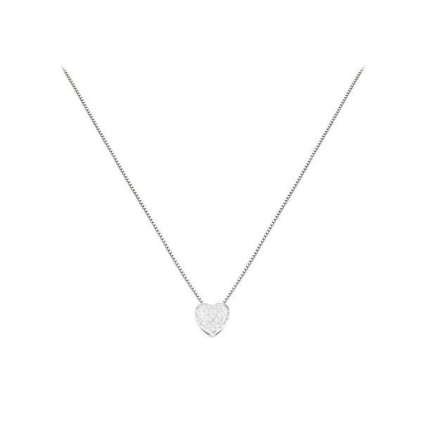 Collana Donna Amen In Argento 925 Con Cuore E Zirconi Bianchi 3 - Verre Gioielli Collana Donna Amen In Argento 925 Con Cuore E Zirconi Bianchi 1 Verre Gioielli - l'istituzione del gioiello