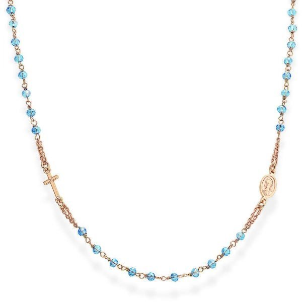Collana Donna Gioielli Amen Rosari 3 Verre Gioielli - l'istituzione del gioiello