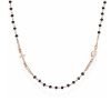 Collana Girocollo Donna Amen In Argento 925 Cristalli Neri E Zirconi Bianchi