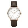 Orologio Uomo Cluse Al Quarzo Solo Tempo In Acciaio E Pelle 2 - Verre Gioielli Orologio Uomo Cluse Al Quarzo Solo Tempo In Acciaio E Pelle