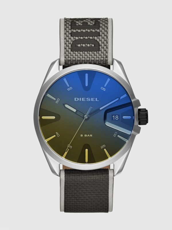 Orologio Uomo Diesel Solo Tempo Al Quarzo In Acciaio E Nylon 3 - Verre Gioielli Orologio Uomo Diesel Solo Tempo Al Quarzo In Acciaio E Nylon