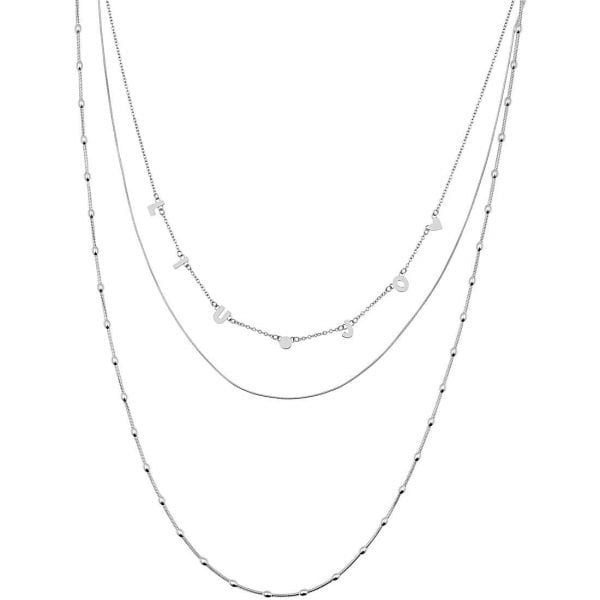 Collana Donna Gioielli Liujo LJ1422 3 Verre Gioielli - l'istituzione del gioiello