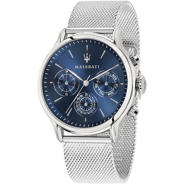 Orologio Uomo Maserati Multifunzione Al Quarzo 3 - Verre Gioielli Orologio Uomo Maserati Multifunzione Al Quarzo