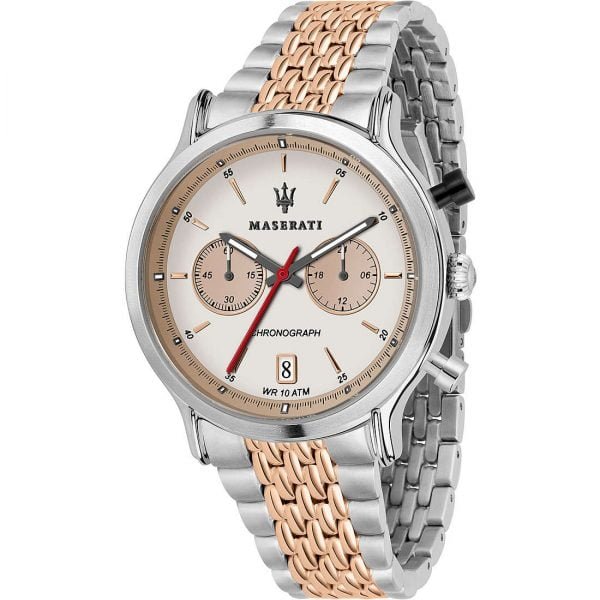Orologio Uomo Maserati Cronografo In Acciaio Al Quarzo