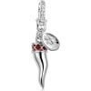 Charm Donna Cornetto Gioielli Rosato My Luck Argento 1 - Verre Gioielli Charm Donna Cornetto Gioielli Rosato My Luck Argento 1 Verre Gioielli - l'istituzione del gioiello
