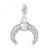 Charm Donna Luna-Cambiamento Rosato Storie Argento 1 - Verre Gioielli Charm Donna Luna-Cambiamento Rosato Storie Argento 1 Verre Gioielli - l'istituzione del gioiello