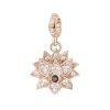 Charm Donna Fiore Di Loto-Rinascita Rosato Storie Argento Rosè 1 - Verre Gioielli Charm Donna Fiore Di Loto-Rinascita Rosato Storie Argento Rosè 1 Verre Gioielli - l'istituzione del gioiello