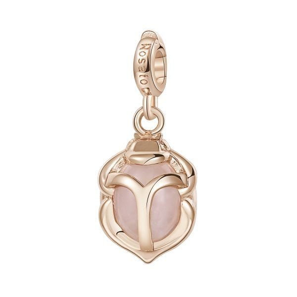 Charm Donna Scarabeo-Rinnovamento Rosato Storie Argento Rosè 3 Verre Gioielli - l'istituzione del gioiello