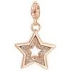 Charm Donna Stella-Desisderio Rosato Storie Argento 1 Verre Gioielli - l'istituzione del gioiello