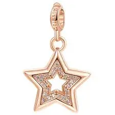 Charm Donna Stella-Desisderio Rosato Storie Argento 3 Verre Gioielli - l'istituzione del gioiello