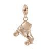 Charm Donna Pattini-Passione Rosato Storie Argento Rosè 2 Verre Gioielli - l'istituzione del gioiello