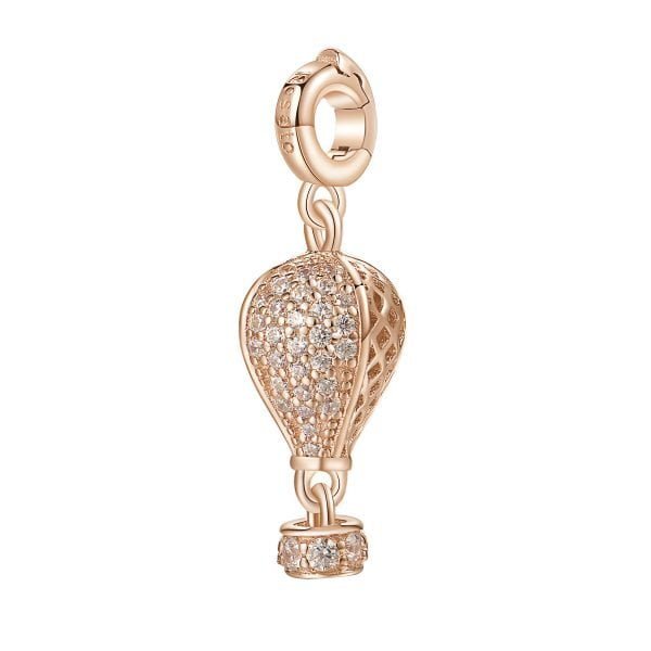 Charm Donna Mongolfiera-Libertà Rosato Storie Argento Rosè 3 - Verre Gioielli Charm Donna Mongolfiera-Libertà Rosato Storie Argento Rosè 2 Verre Gioielli - l'istituzione del gioiello