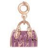 Charm Donna Bauletto-Femminilità Rosato Storie Argento Rosè 1 - Verre Gioielli Charm Donna Bauletto-Femminilità Rosato Storie Argento Rosè 1 Verre Gioielli - l'istituzione del gioiello