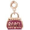Charm Donna Borsa-Ribelle Rosato Storie Argento Rosè 2 Verre Gioielli - l'istituzione del gioiello