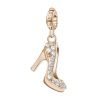 Charm Donna Decolletté-Stile Rosato Storie Argento Rosè 1 - Verre Gioielli Charm Donna Decolletté-Stile Rosato Storie Argento Rosè 1 Verre Gioielli - l'istituzione del gioiello