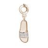 Charm Donna Ciabatta-Tranquillità Rosato Storie Argento Rosè 2 Verre Gioielli - l'istituzione del gioiello