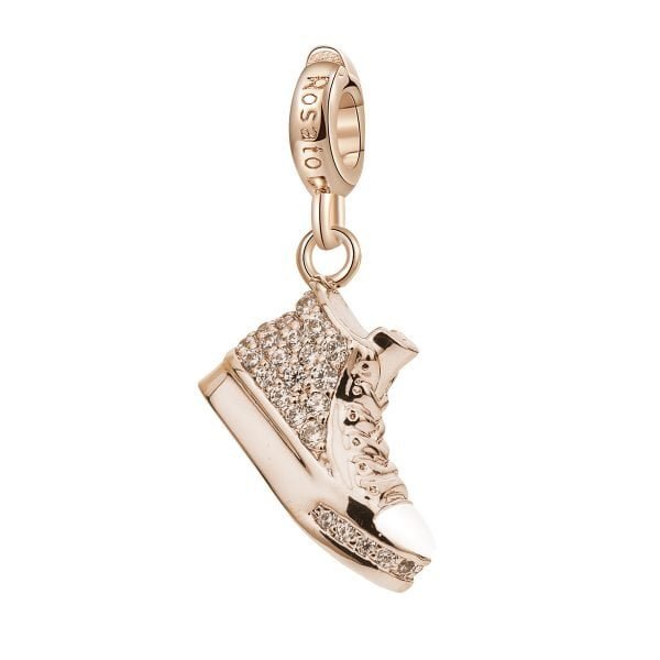 Charm Donna Sneakers-Dinamicità Rosato Storie Argento Rosè 3 - Verre Gioielli Charm Donna Sneakers-Dinamicità Rosato Storie Argento Rosè 3 Verre Gioielli - l'istituzione del gioiello