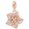 Charm Donna Azalea-Femminilità Rosato Storie Argento Rosè 2 - Verre Gioielli Charm Donna Azalea-Femminilità Rosato Storie Argento Rosè 2 Verre Gioielli - l'istituzione del gioiello