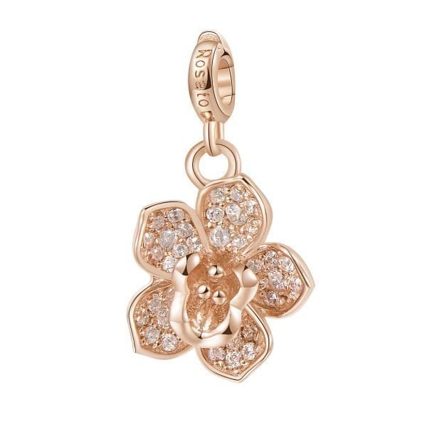 Charm Donna Orchiedea-Eleganza Rosato Storie Argento Rosè 3 - Verre Gioielli Charm Donna Orchiedea-Eleganza Rosato Storie Argento Rosè 2 Verre Gioielli - l'istituzione del gioiello