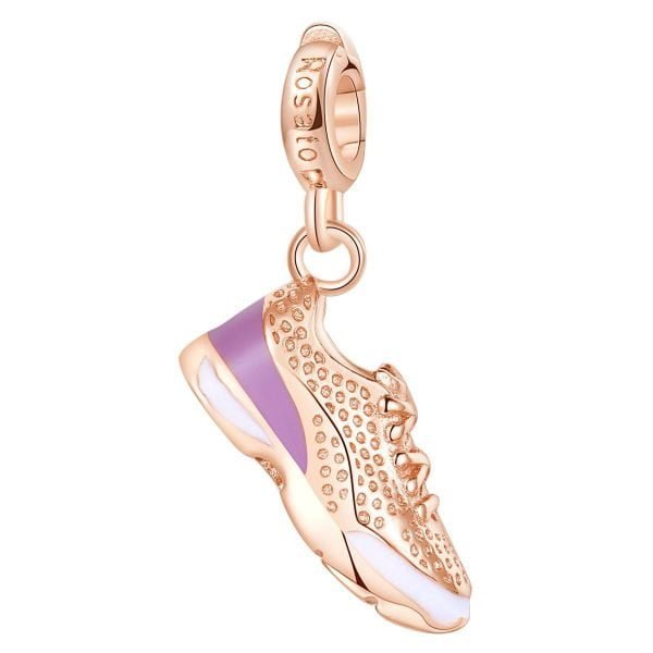 Charm Donna Sneakers-Dinamicità Rosato Storie Argento Rosè 3 - Verre Gioielli Charm Donna Sneakers-Dinamicità Rosato Storie Argento Rosè 3 Verre Gioielli - l'istituzione del gioiello