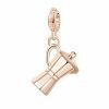 Charm Donna Rosato Storie A Caffettiera In Argento 925 E Galvanica Oro Rosa