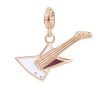 Charm Donna Chitarra-Rock Rosato Storie Argento Rosè 2 - Verre Gioielli Charm Donna Chitarra-Rock Rosato Storie Argento Rosè 2 Verre Gioielli - l'istituzione del gioiello