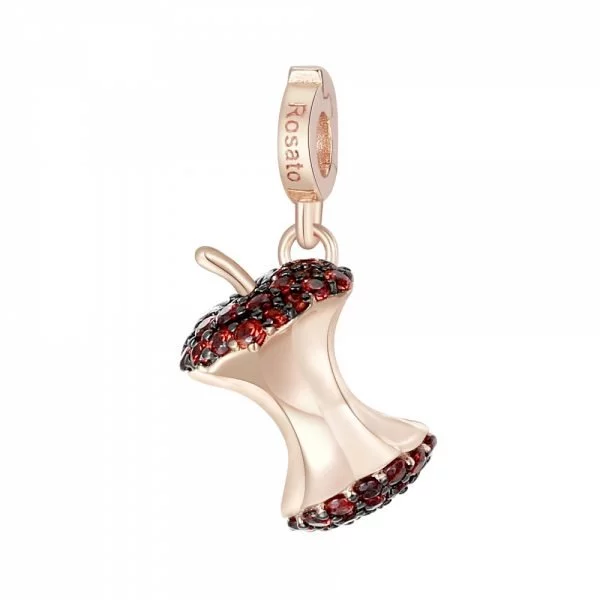 Charm Donna Mela-Tentazione Rosato Storie Argento Rosè 2 Verre Gioielli - l'istituzione del gioiello