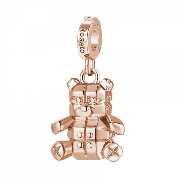 Charm Donna Robot-Amicizia Rosato Storie Argento Rosè 3 - Verre Gioielli Charm Donna Robot-Amicizia Rosato Storie Argento Rosè 3 Verre Gioielli - l'istituzione del gioiello