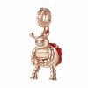 Charm Donna CoccinellaRobot-Iperfelicità Rosato Storie Argento Rosè