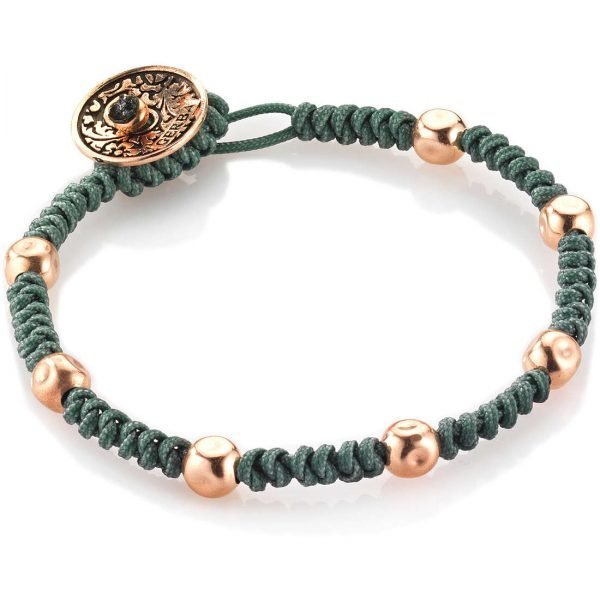Bracciale Uomo Gioielli Gerba Silver Blade 08 Con Filo Macramè Verde E Componenti In Argento 925 Rosato 3 - Verre Gioielli Bracciale Uomo Gioielli Gerba Silver Blade 08 Con Filo Macramè Verde E Componenti In Argento 925 Rosato 3 Verre Gioielli - l'istituzione del gioiello