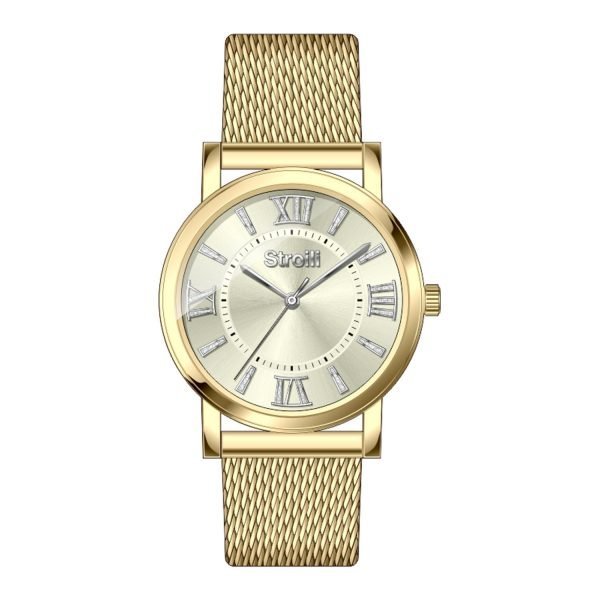 Orologio Donna Stroili In Acciaio Dorato Solo Tempo Al Quarzo