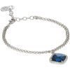 Bracciale Donna Boccadamo Jewels In Bronzo Rodiato Con Cristalli Cabochon