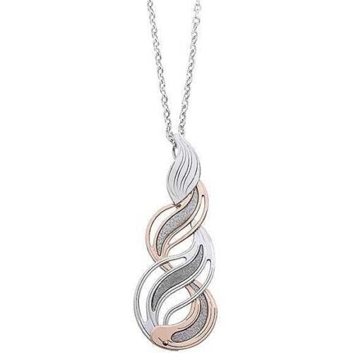 Collana Donna Boccadamo Jewels In Bronzo Bicolore A Nodo D'Amore 3 - Verre Gioielli Collana Donna Boccadamo Jewels In Bronzo Bicolore A Nodo D'Amore