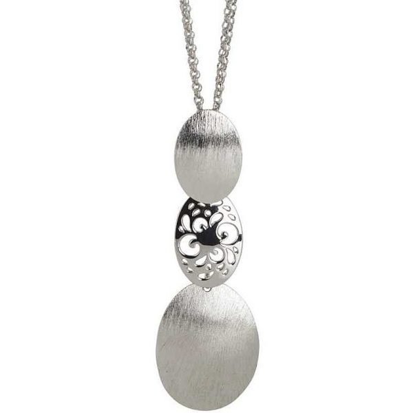 Collana Donna Boccadamo Jewels In Bronzo Rodiato 3 - Verre Gioielli Collana Donna Boccadamo Jewels In Bronzo Rodiato