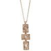 Collana Donna Boccadamo Jewels In Bronzo Rosato Con Pendente Egizio E Cristalli Swarovski 2 - Verre Gioielli Collana Donna Boccadamo Jewels In Bronzo Rosato Con Pendente Egizio E Cristalli Swarovski