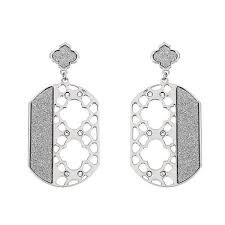 Orecchini Donna Boccadamo Jewels In Bronzo Rodiato E Glitter 1 Verre Gioielli - l'istituzione del gioiello