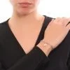 Bracciale Donna Mya Boccadamo In Acciaio Con Charms A Stella E Zircone Nero 1 Verre Gioielli - l'istituzione del gioiello