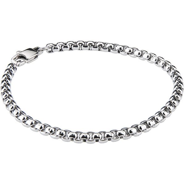 Bracciale Uomo Boccadamo Acciaio Man A Maglia Veneziana 3 - Verre Gioielli Bracciale Uomo Boccadamo Acciaio Man A Maglia Veneziana