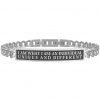 Bracciale Uomo Kidult Philosophy In Acciaio Satinato Con Catena Groumette E Piastra Rettangolare Nera 2 - Verre Gioielli verre-gioelli-bracciale-uomo-gioielli-kidult-philosophy-731797