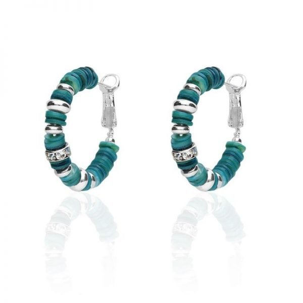 Orecchini Stroili Oro Donna Hawaii In Ottone Rodiato e Elementi in Conchiglia Verde Acqua e Strass 3 - Verre Gioielli erre-gioielli-159672388935