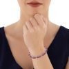 Bracciale Donna Stroili Multicatena in Ottone Rodiato con Elementi Conchiglia Fucsia 1 Verre Gioielli - l'istituzione del gioiello